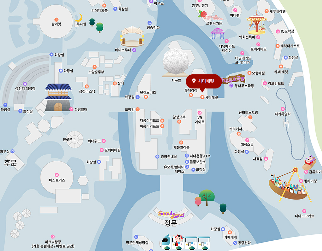앵무새 체험 cityparrot map